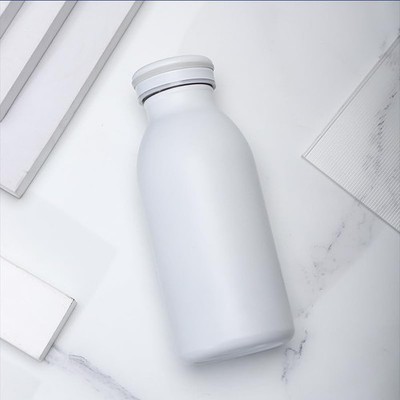 Isolierter 350ml Milch Vakuum Becher Edelstahl Trinkflasche Sport... 