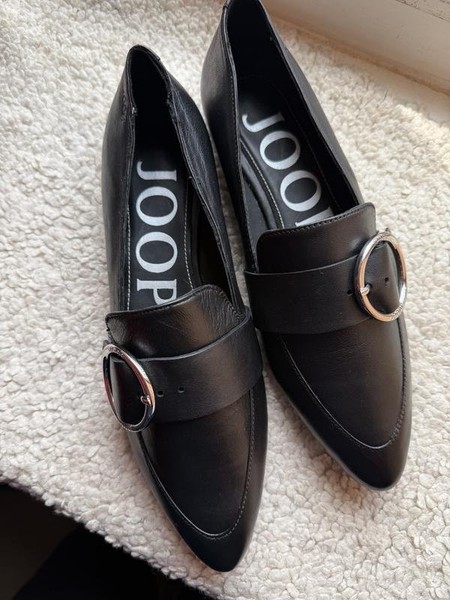 Women Loafers Black 39