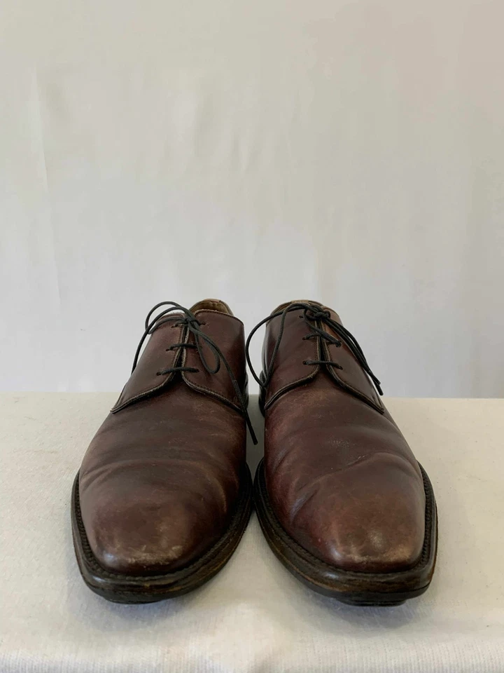 Givenchy Paris Men’s Dress Shoes Size 43 (US 10) Brown Leather Lace-Up #1 - Image 2 of 4