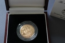 1998 Gold Proof Full Sovereign with original Royal Mint box & coa