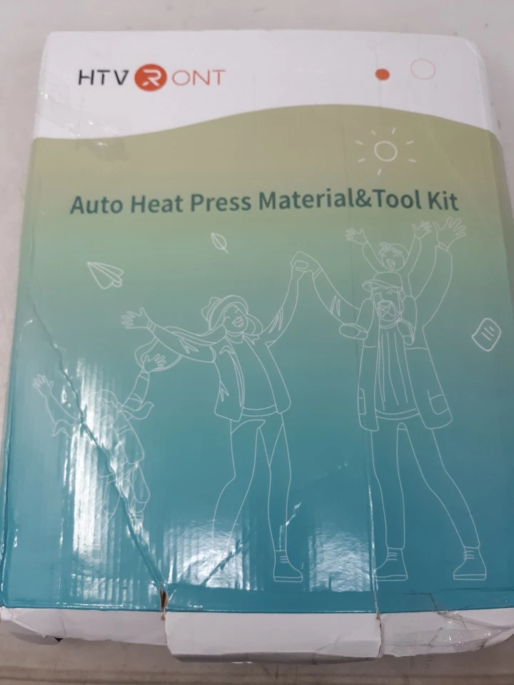 HTVRONT 自动热压材料和工具套件 - 包括乙烯基、纸张、垫子、工具 — 第 4/4 张图片