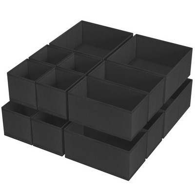 16 Pack Underwear Drawer Organizer, Drawer Organizer Clothes, Foldable Cloth ...
