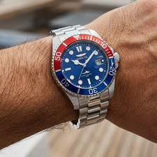 Men's Invicta Pro Diver Watch Stainless Steel Blue Dial Date 50831 MSRP 199