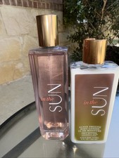 bath and body works in the sun fine fragrance mist and body lotion