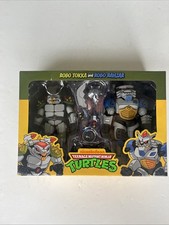 NECA TMNT  Robo Tokka & Robo Rahzar - New
