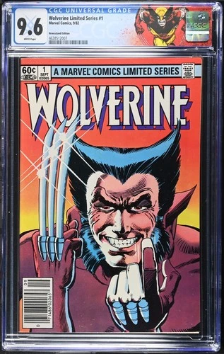 Wolverine Limited Series #1 CGC 9.6 Miller Marvel 1982 Newsstand Custom Label