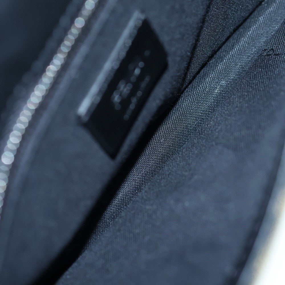 Fendi Baguette Slim Clutch Ff Jacquard Fabric 3Way Shoulder Bag Crossbody Waist thumbnail 4