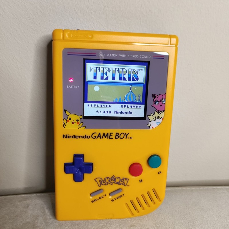 Pokemon Pikachu Edition Nintendo Game Boy Classic DMG Screen IPS Backlit