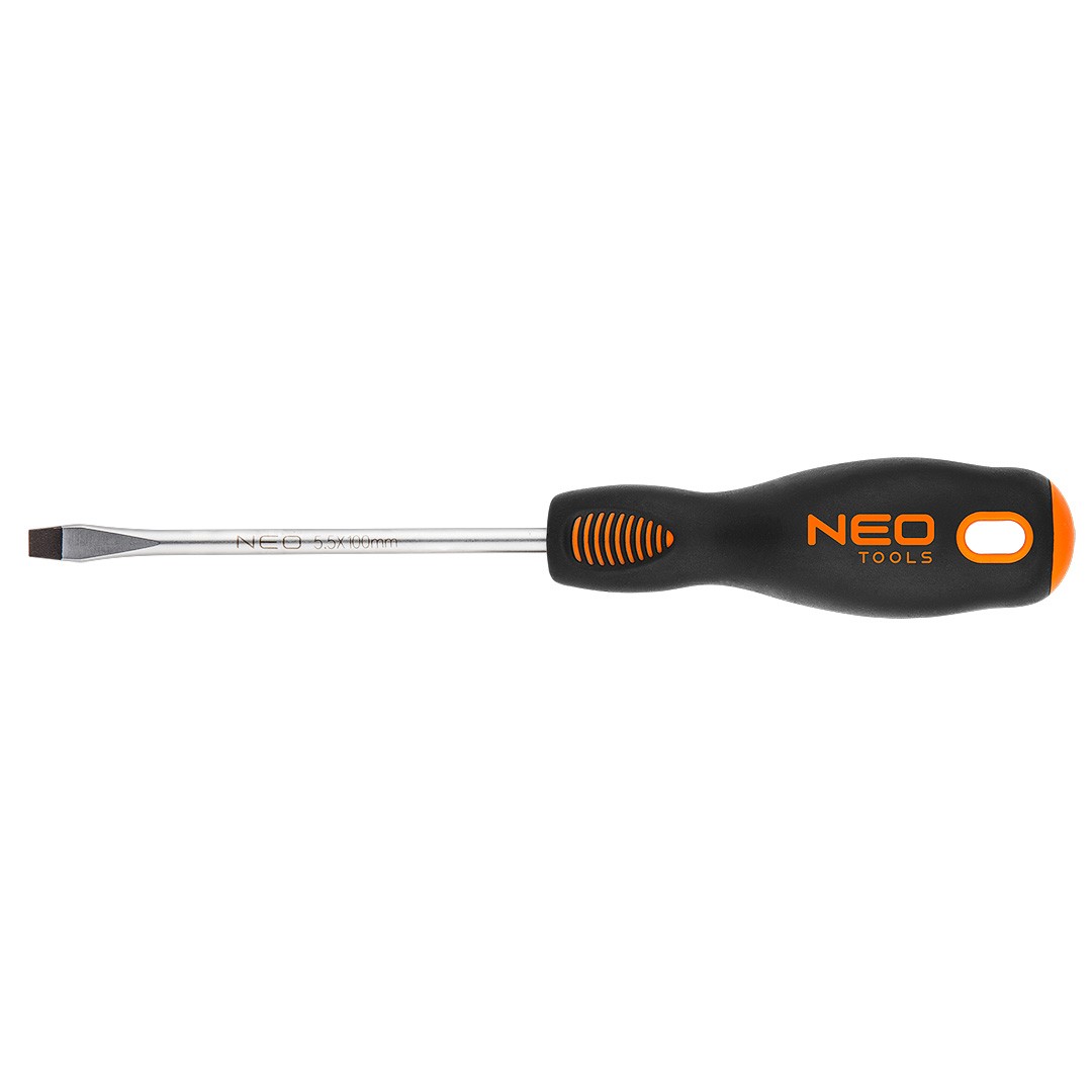 Neo Schwarz Flachschraubendreher 5,5 X 100 Mm, S2 - Bild 4