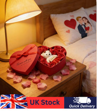 Muttertag Geschenk zum Geburtstag Freundin Liebe Herz Seife Blume Bär Box