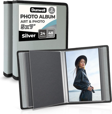 Small Photo Album 5X7 (2-Pack), Mounting Paper, 5 X 7 Art