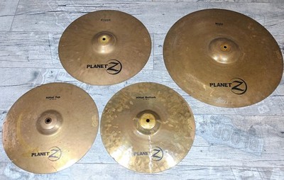 Zildjian Planet Z Beckensatz Messing 20'' Ride, 16'' Crash, 14'' Hi-Hat Cymbal Set
