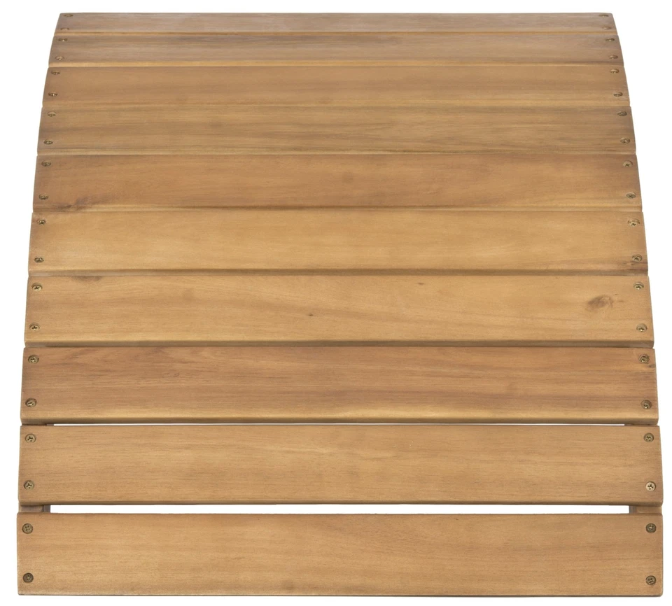 Otomana de madera de acacia Hampton Adirondack colección patio Foto 2 de 4