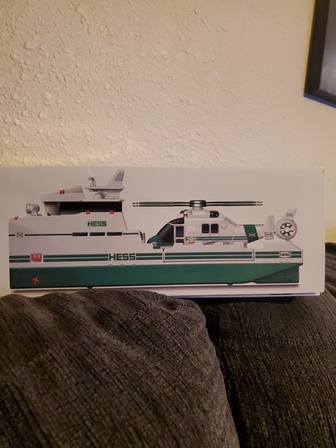 HESS 2023 Toy Truck 90th Anniversary Collector's Edition - Ocean Explorer With Boat & Helicopter