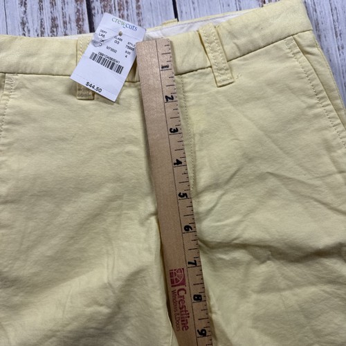 NWT CREWCUTS CHINO SHORTS BOYS SIZE 4 YELLOW SPRING EASTER - Picture 6 of 17