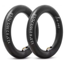 12.5 x 2.5/2.75/3.0 Scooter Inner Tubes with TR87 Angled Valve Stems HeavyD...