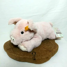Steiff Piko Soft Cuddly Friends Piglet Pig Stuffed Animal Plush 063978 With Tags
