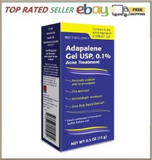 Adapalene 0.1 Acne Treatment Gel - Paraben Free 0.5Oz