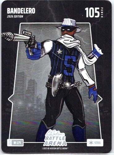 2026 Bo Jackson Battle Arena Bandelero Steel Battlefoil Paulo Banchero