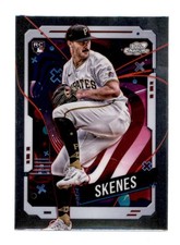 PAUL SKENES 2024 TOPPS COSMIC CHROME #30 PIRATES BASE ROOKIE CARD RC T7225