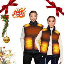 Heated Vest 8 Heating Zones With 10000mAh Battery Pack Electric Heating Vest US