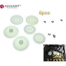 6pcs Helical Gear for Philips Radio Tape Recorder D8303 D8403 D8187 AS238 D8479