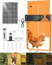 Large Automatic Chicken Coop Door, 4000mAh High Capacity Chicken Coop Door