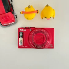 Nikon COOLPIX S8200 RED 16.1MP Compact Digital Camera 14x Optical Zoom