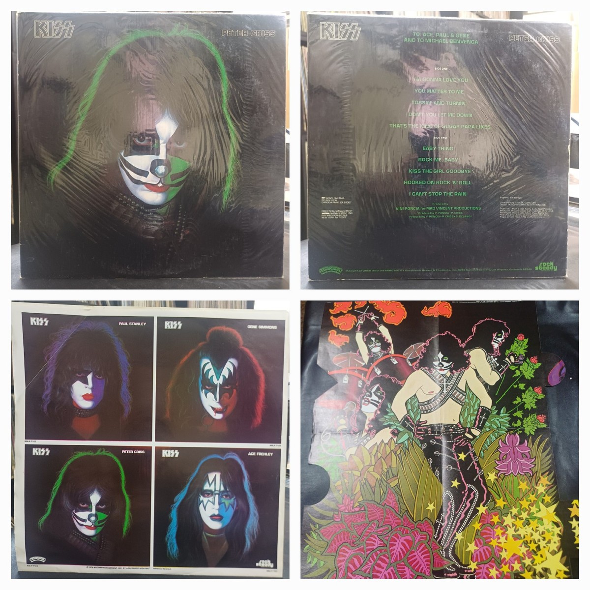 Kiss - X 4 LP - Ace Frehley, Gene Simmons, Paul Stanley, Peter