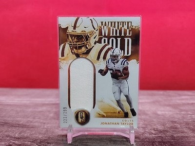 2022 Panini Gold Standard White Gold 221/299 Jonathan Taylor #WG-JTA