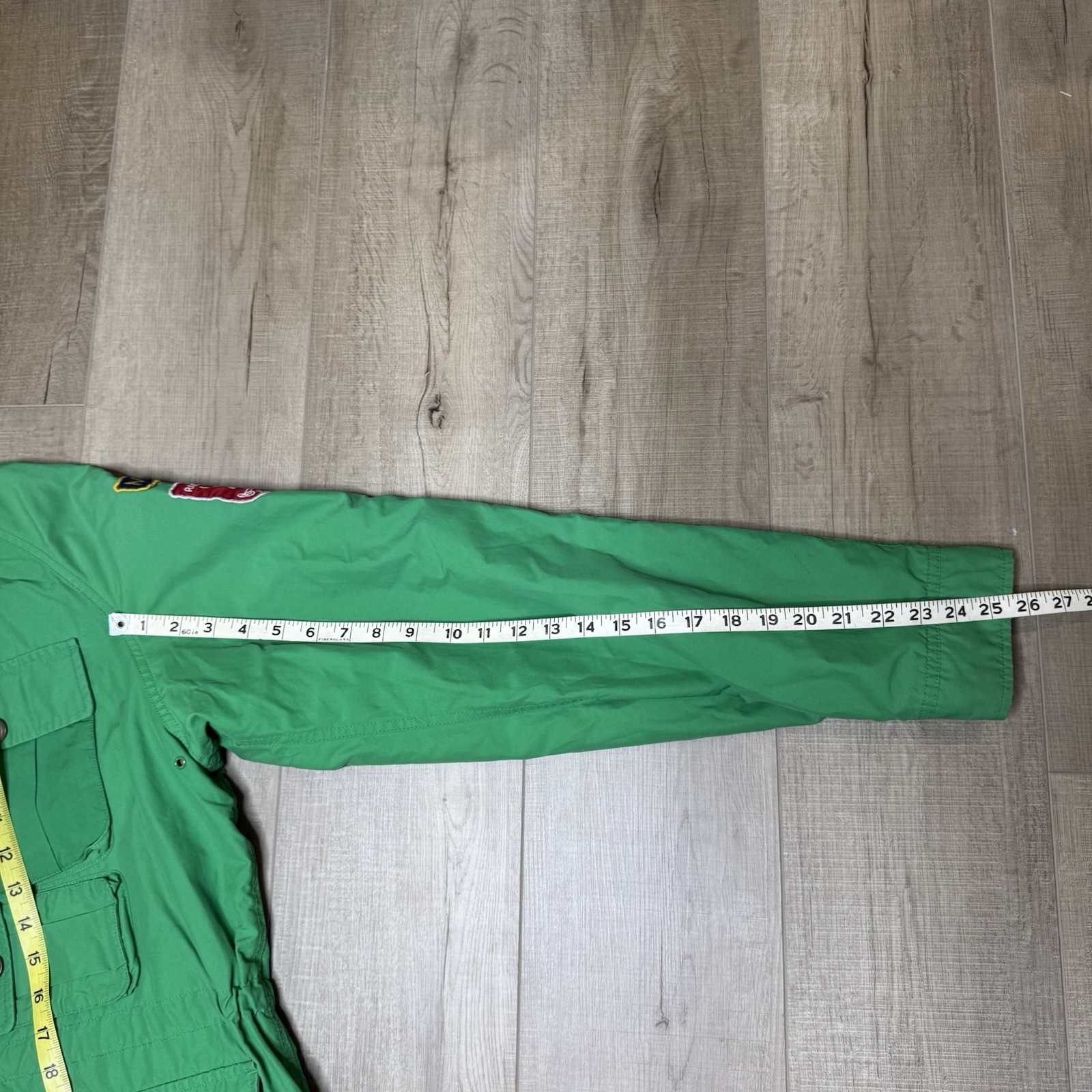 Vintage Polo Ralph Lauren Jacket Mens XL Green Ski Patrol Hooded Aztec Lined image 8