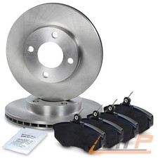 BREMSSCHEIBEN BELÜFTET Ø256 + BREMSBELÄGE VORNE FÜR AUDI 80 90 B3 100 C2 43