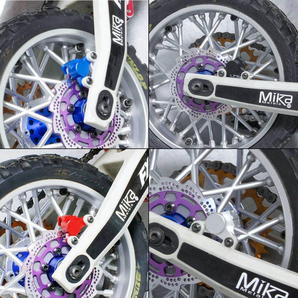 Metal Rear Brake Caliper for LOSI 1/4 Promoto-MX Motorcycle RC Upgrade Parts DIY - Image 2 of 4