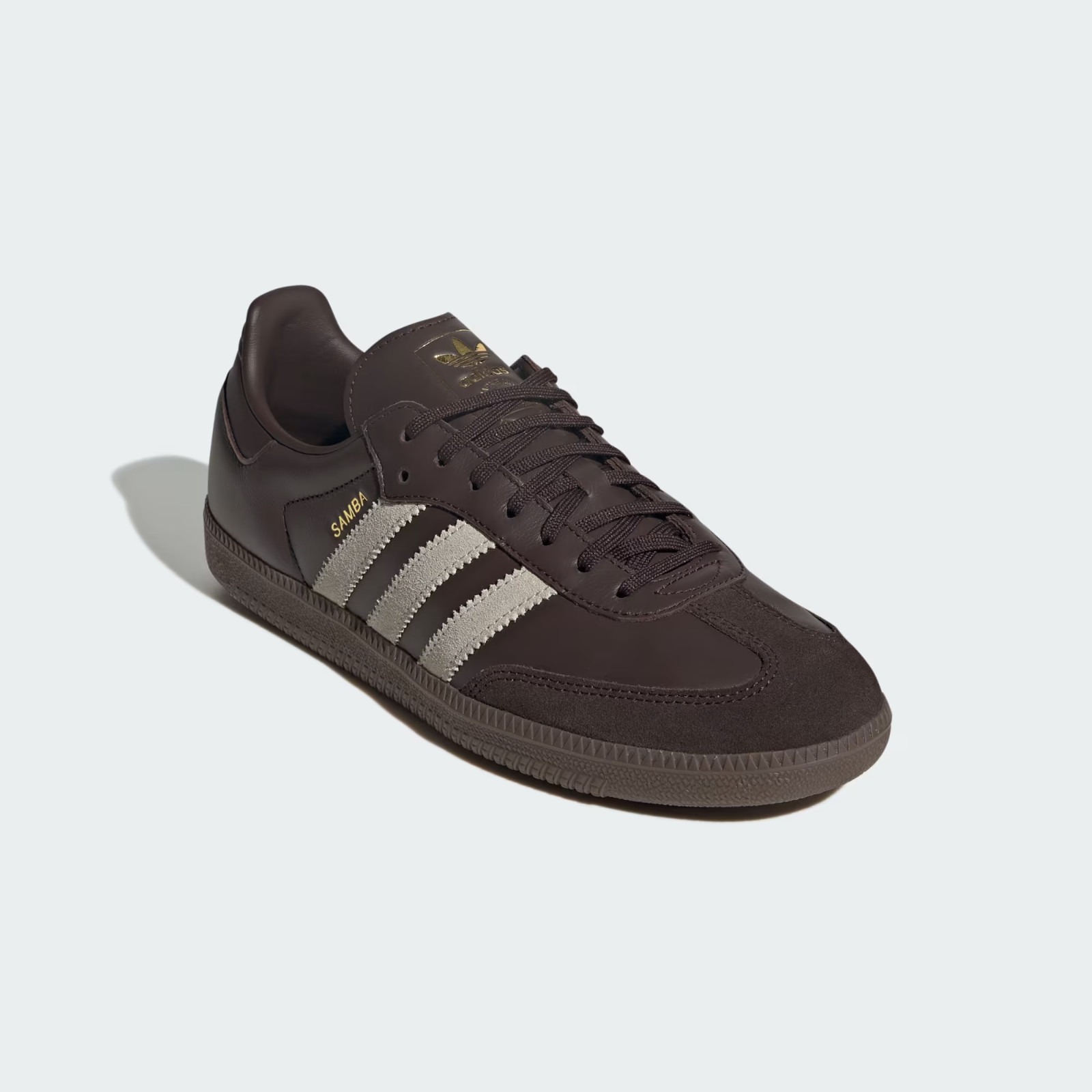 HQ4887 adidas Originals Samba OG Dark Brown Putty Grey Gum (Men's) image 2