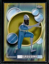 2026 Topps Chrome Disney Frozone Gold Refractor #/50 The Incredibles