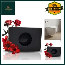 Elegant Wall Mounted Female Hygiene Sanitary Bag Dispenser Black 1 Pack