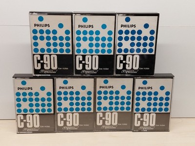 Philips C 90 *UNBESCHRIFTET* Kassette Tape Cassette MC Rarität