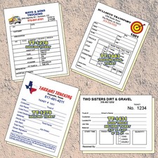 TRUCKING INVOICE-HAUL-LOAD-DELIVERY TICKET 2 ...