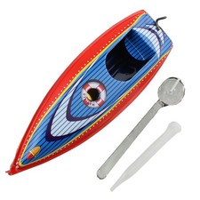 Blechspielzeug Boot Cruise Kerzenboot Pop Pop Knatterboot aus Blech