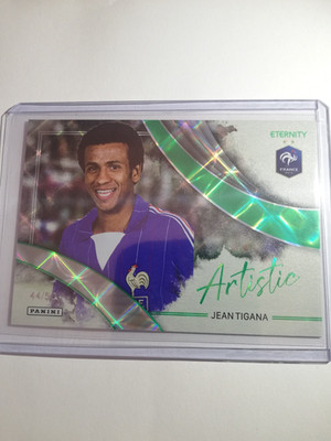 2025-26 Panini Eternity Bleus JEAN TIGANA /50 grün Artistic Équipe De France