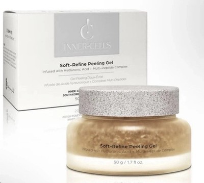 INNER-CELLS Soft-Refine Peeling Gel Face Neck Skin Hyaluronic Acid Multi-Peptide