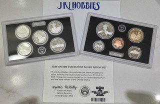 1776 2026 S Semiquincentennial Silver Proof Mint Set 26RH 10 coins 2026 penny