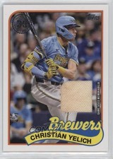 2024 Topps Update 1989 Topps Baseball Relics Christian Yelich #89RU-CY 13x1