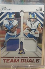 2025 Panini Rookies & Stars - Team Duals Puka Nacua, Kyren Williams #TD-LAR (MEM