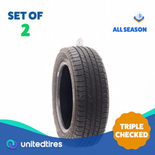 Set Of 2 Used 20555r16 Goodyear Assurance All-season 91h - 7.532