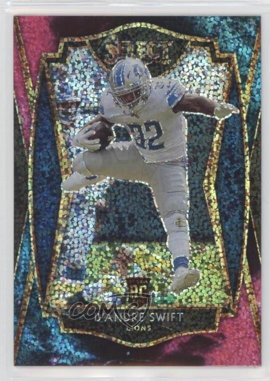 2020 Panini Select Premier Level Cosmic Prizm D'Andre Swift #151 16rx
