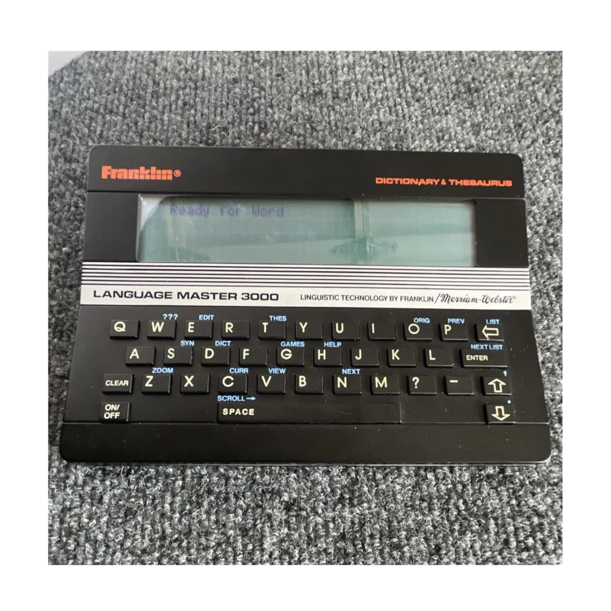 Franklin Language Master 3000 Electronic Dictionary Thesaurus