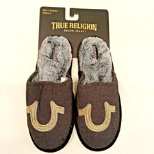 NEW TRUE RELIGION MENS SLIPPER SANDALS SIZE SMALL 7-8
