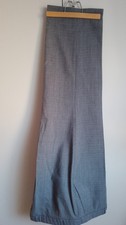 NEU Anzugshose Kurzgröße 28 Herren Hose grau-blau kariert Stoffhose Taschen