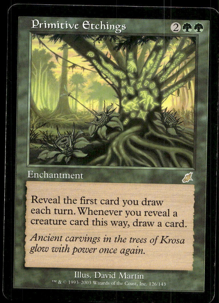 PRIMITIVE ETCHINGS SCOURGE MAGIC: THE GATHERING LP